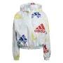 Veste de Sport pour Femme Adidas Essentials Multi-Colored Logo Blanc de Adidas, Vêtements chauds - Réf : S6483688, Prix : 60,...