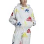 Casaco de Desporto para Mulher Adidas Essentials Multi-Colored Logo Branco de Adidas, Roupa de abrigo - Ref: S6483688, Preço:...