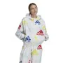 Casaco de Desporto para Mulher Adidas Essentials Multi-Colored Logo Branco de Adidas, Roupa de abrigo - Ref: S6483688, Preço:...