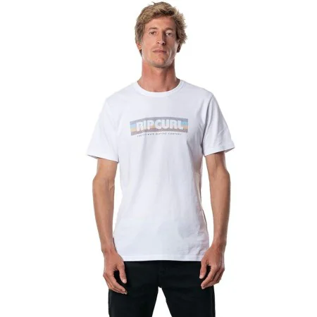 Camisola de Manga Curta Homem Rip Curl El Mama Branco de Rip Curl, Homem - Ref: S6483808, Preço: 17,57 €, Desconto: %