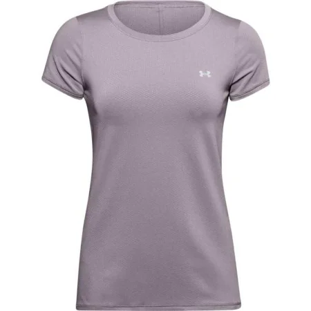 Camisola de Manga Curta Mulher Under Armour HeatGear Roxo de Under Armour, Mulher - Ref: S6483817, Preço: 26,37 €, Desconto: %