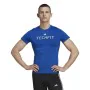 Men’s Short Sleeve T-Shirt Adidas techfit Graphic Blue by Adidas, Men - Ref: S6483851, Price: 29,22 €, Discount: %