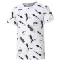 T shirt à manches courtes Enfant Puma AOP Blanc de Puma, Garçon - Réf : S6483882, Prix : 21,09 €, Remise : %