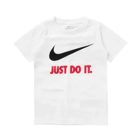 Kurzarm-T-Shirt für Kinder Nike Swoosh Just Do It Weiß von Nike, Junge - Ref: S6483920, Preis: 16,29 €, Rabatt: %