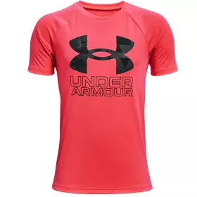 Children’s Short Sleeve T-Shirt Under Armour Tech Hybrid Red by Under Armour, Boys - Ref: S6483928, Price: 21,27 €, Discount: %