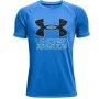 Camisola de Manga Curta Criança Under Armour Tech Hybrid Azul de Under Armour, Menino - Ref: S6483929, Preço: 17,57 €, Descon...