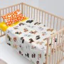 Set di Lenzuola HappyFriday Mr Fox Dogs Multicolore Culla Neonato 2 Pezzi di HappyFriday, Biancheria da letto per culle - Rif...