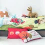 Housse de coussin HappyFriday Mr Fox Piggys Multicouleur 50 x 30 cm de HappyFriday, Housses de coussin - Réf : D1614185, Prix...