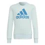 Sweat-shirt sans capuche fille Adidas Essentials Cyan de Adidas, Fille - Réf : S6484473, Prix : 33,38 €, Remise : %