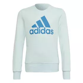 Sweat-shirt sans capuche fille Adidas Essentials Cyan de Adidas, Fille - Réf : S6484473, Prix : 33,38 €, Remise : %