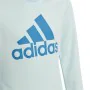 Sweat-shirt sans capuche fille Adidas Essentials Cyan de Adidas, Fille - Réf : S6484473, Prix : 33,38 €, Remise : %