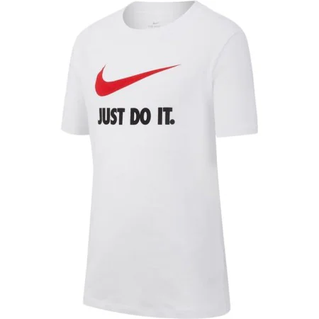 Camisola de Manga Curta Infantil Nike Sportswear Branco de Nike, Menino - Ref: S6484943, Preço: 20,29 €, Desconto: %