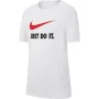 Camiseta de Manga Corta Infantil Nike Sportswear Blanco de Nike, Niño - Ref: S6484943, Precio: 20,29 €, Descuento: %