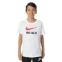 Camiseta de Manga Corta Infantil Nike Sportswear Blanco de Nike, Niño - Ref: S6484943, Precio: 20,29 €, Descuento: %