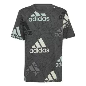 Camisola de Manga Curta Infantil Adidas Brand Love Preto de Adidas, Menino - Ref: S6484960, Preço: 20,21 €, Desconto: %