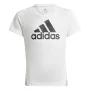 Camisola de Manga Curta Infantil Adidas Designed To Move Branco de Adidas, Menina - Ref: S6484961, Preço: 18,43 €, Desconto: %