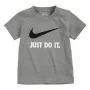 Camisola de Manga Curta Infantil Nike Swoosh Jdi Ss de Nike, Menino - Ref: S6484986, Preço: 16,29 €, Desconto: %