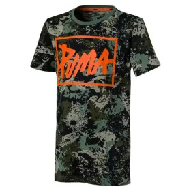 Camiseta de Manga Corta Infantil Puma Style Graphic Verde de Puma, Niño - Ref: S6484990, Precio: 18,43 €, Descuento: %