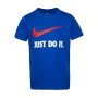 Kurzarm-T-Shirt für Kinder Nike NKB Swoosh Blau von Nike, Junge - Ref: S6484996, Preis: 15,28 €, Rabatt: %