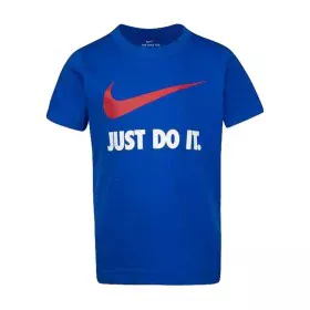 Maglia a Maniche Corte per Bambini Nike NKB Swoosh Azzurro di Nike, Bambino - Rif: S6484996, Prezzo: 15,28 €, Sconto: %