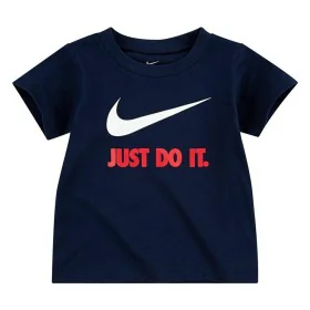 Camisola de Manga Curta Infantil Nike Swoosh Azul Marinho de Nike, Menino - Ref: S6485037, Preço: 15,28 €, Desconto: %