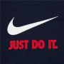 Child's Short Sleeve T-Shirt Nike Swoosh Navy Blue by Nike, Boys - Ref: S6485037, Price: 15,28 €, Discount: %