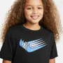 Camiseta de Manga Corta Infantil Nike Sportswear Negro de Nike, Niño - Ref: S6485051, Precio: 18,23 €, Descuento: %