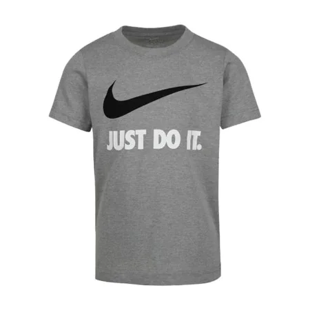 T shirt à manches courtes Enfant Nike NKB Swoosh Gris foncé de Nike, Garçon - Réf : S6485054, Prix : 27,68 €, Remise : %