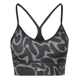 Reggiseno Sportivo Reebok Workout Ready Nero Grigio di Reebok, Donna - Rif: S6485076, Prezzo: 22,40 €, Sconto: %