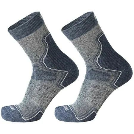 Chaussettes de Sport Mico Trail Blue marine Gris Homme de Mico, Homme - Réf : S6485101, Prix : 12,28 €, Remise : %