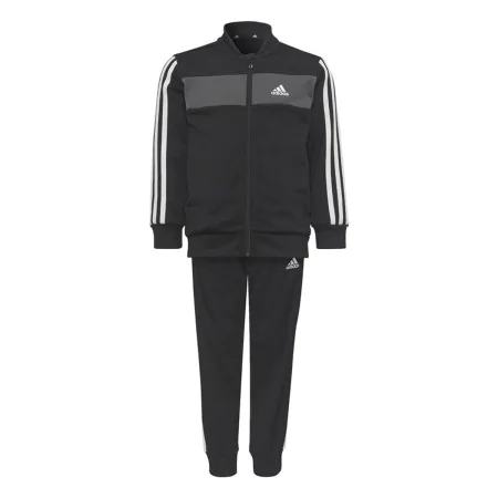 Children’s Tracksuit Adidas Essentials Shiny 3 Stripes Black by Adidas, Boys - Ref: S6485339, Price: 42,14 €, Discount: %