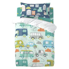 Parure de couette HappyFriday Moshi Moshi Holidays Multicouleur Lit de bébé 2 Pièces de HappyFriday, Couettes et housses de c...