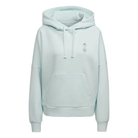 Sweat à capuche femme Adidas Germany Travel Cyan de Adidas, Femme - Réf : S6485685, Prix : 75,27 €, Remise : %