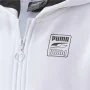 Chaqueta Deportiva para Niños Rebel Puma Block Full-Zip Hoodie Blanco de Puma, Ropa de abrigo - Ref: S6485809, Precio: 37,93 ...