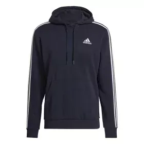 Polar com Capuz Homem Adidas Essentials 3 Stripes Azul Marinho de Adidas, Homem - Ref: S6486500, Preço: 49,48 €, Desconto: %