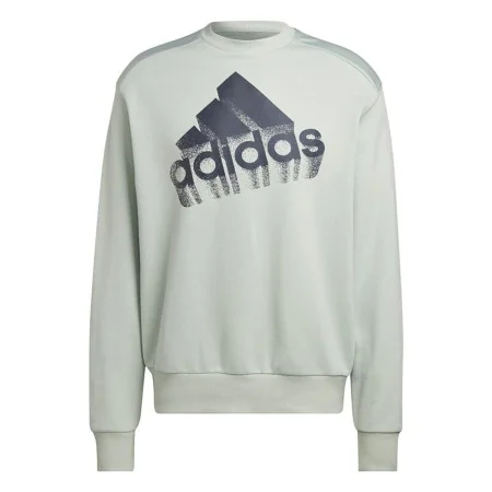 Sweat sans capuche unisex Adidas Essentials Brand Love Turquoise de Adidas, Homme - Réf : S6486510, Prix : 45,12 €, Remise : %