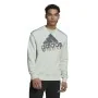 Unisex Sweatshirt without Hood Adidas Essentials Brand Love Turquoise by Adidas, Men - Ref: S6486510, Price: 45,12 €, Discoun...