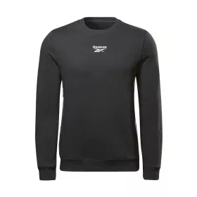 Sudadera sin Capucha Hombre Reebok RI Tape Crew Negro de Reebok, Hombre - Ref: S6486525, Precio: 35,15 €, Descuento: %