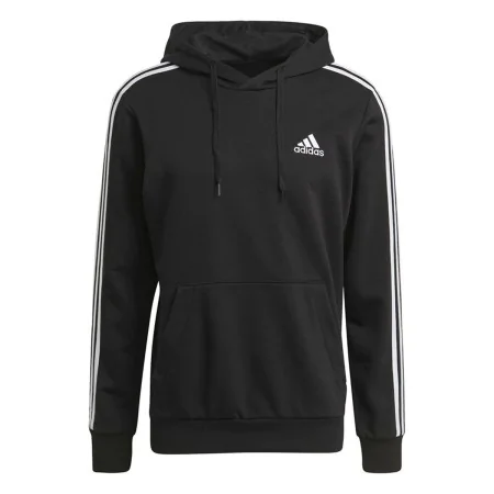 Men’s Hoodie Adidas Essentials 3 Stripes Black by Adidas, Men - Ref: S6486529, Price: 52,08 €, Discount: %