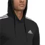 Men’s Hoodie Adidas Essentials 3 Stripes Black by Adidas, Men - Ref: S6486529, Price: 52,08 €, Discount: %