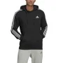 Herren Sweater mit Kapuze Adidas Essentials 3 Stripes Schwarz von Adidas, Herren - Ref: S6486529, Preis: 52,08 €, Rabatt: %