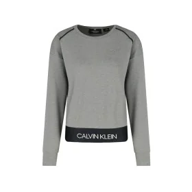 Sweat sans capuche femme Calvin Klein Gris clair de Calvin Klein, Femme - Réf : S6486531, Prix : 75,67 €, Remise : %