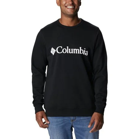 Felpa senza Cappuccio Uomo Columbia Logo Fleece Crew Nero di Columbia, Uomo - Rif: S6486555, Prezzo: 54,69 €, Sconto: %