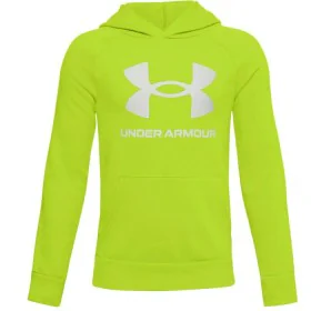 Children’s Hoodie Under Armour Rival Big Logo 1 Lime green by Under Armour, Boys - Ref: S6486590, Price: 34,73 €, Discount: %