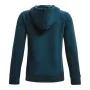 Polar com Capuz Criança Under Armour Rival Fleece Hoodie Ciano de Under Armour, Menino - Ref: S6486594, Preço: 31,64 €, Desco...