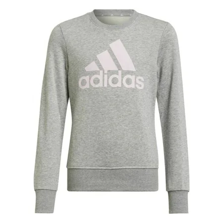 Sweat-shirt sans capuche fille Adidas Essentials Gris de Adidas, Fille - Réf : S6486597, Prix : 33,38 €, Remise : %