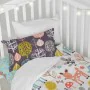 Duvet cover set HappyFriday Moshi Moshi Woodland Multicolour Baby Crib 2 Pieces by HappyFriday, Quilts and quilt covers - Ref...