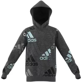 Polar com Capuz Unissexo Adidas Performance Cinzento escuro de Adidas, Menino - Ref: S6486598, Preço: 37,11 €, Desconto: %