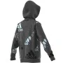 Polar com Capuz Unissexo Adidas Performance Cinzento escuro de Adidas, Menino - Ref: S6486598, Preço: 37,11 €, Desconto: %