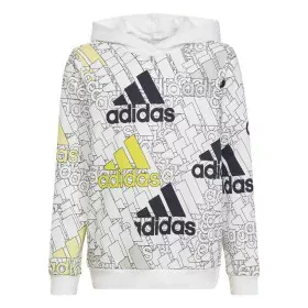 Felpa con Cappuccio Unisex Adidas Brand Love Bianco di Adidas, Bambino - Rif: S6486620, Prezzo: 33,63 €, Sconto: %